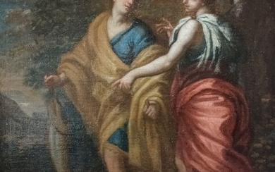 Scuola italiana del XVII-XVIII secolo - Tobia e l'Angelo