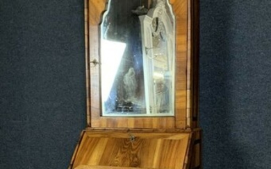 Secretary's office - Walnut, Walnut and precious wood parquet - 19th century