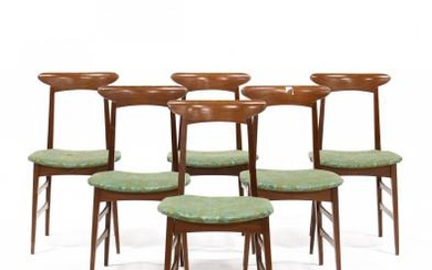 Set of Six Italian Modern Dining Chairs