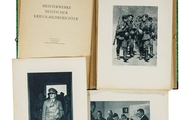 A large-format illustrated book "Meisterwerke deutscher