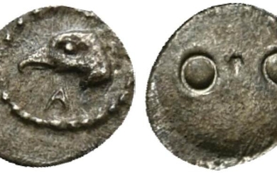Sicily, Akragas, Hexas, ca. 440-420 BC AR (g 0,1; mm...