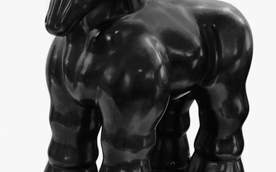 Signed And Numbered Bronze Sculpture Horse By Fernando Botero