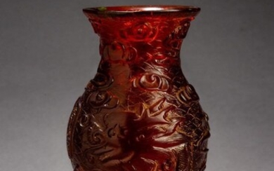 Small Carved Vase.