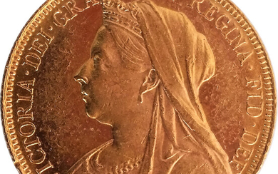 Sovereign 1900(Melbourne) "Old Portrait", Australia, Queen Victoria, Scarce Condition, Gold