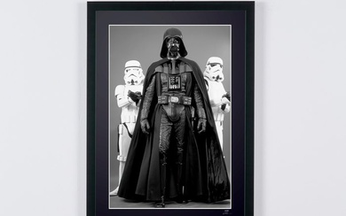 Star Wars : The Empire Strikes Back 1980 - Darth Vader (David Prowse) - Art Photography - Luxury Wooden Framed 70X50 cm - Limited Edition Nr 02 of 30 - Serial ID 30017-2 - Original Certificate (COA), Hologram Logo Editor and QR Code