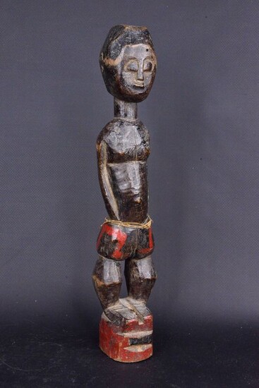 Statue - Wood - "blolo bian" époux de l'au-delà - Baoulé - Côte d'Ivoire