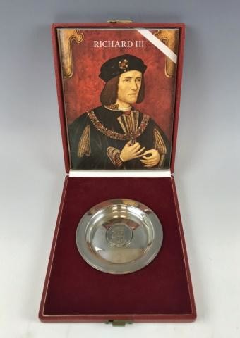 Sterling Silver Richard III Commemorative Charger