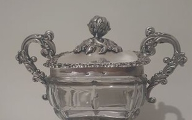 Sugar bowl (1) - .950 silver, Silver - Veyrat - France - First half 19th century