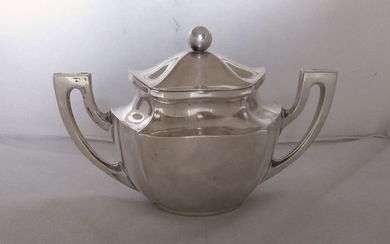 Sugar pot - .800 silver - Società Industriale Argenterie Posaterie - Italy - Early 20th century