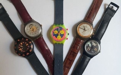 Swatch - Four watches & Grand Prix 1992 - Mixed lot