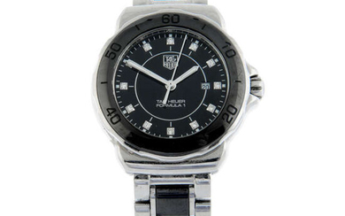 TAG HEUER - a bi-material Formula 1 bracelet watch, 33mm.