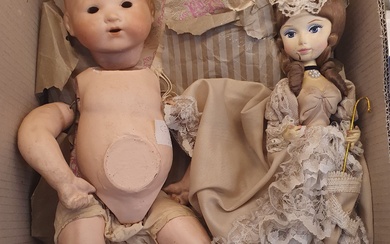 TWO VARIOUS DOLLS