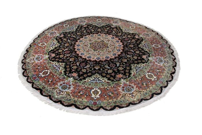 Tabriz Kork mit sehr viel Seidenanteil - Carpet - 250 cm - 250 cm