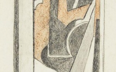 Tamara de Lempicka, Polish 1898-1980- Composition Abstraite, 1923; graphite and wax crayon on paper, signed with stamp lower right, 23.6x14.4cm (ARR) Provenance: Barry Friedman Ltd, New York; Robert Sandelson, London; Private Collection, London;...