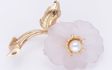 Tasaki - Pearls - 18 kt. Gold - Brooch Pearl