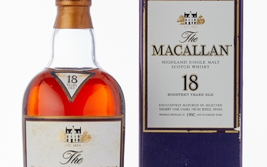 The Macallan 18 Year Old 43.0 abv 1990 (1 BT70)