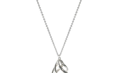 Tiffany & Co. Paloma Picasso Venezia Luce Small Pendant Necklace Sterling Silver