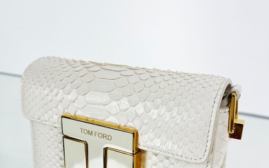 Tom Ford - 001 T-Clasp Semi-Shiny Python - Shoulder bag