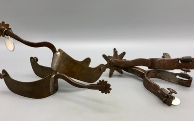 Two Big Pairs of Spurs - Roger Wilmont Collection