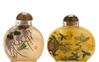 Two Chinese Inside Painted Snuff Bottles