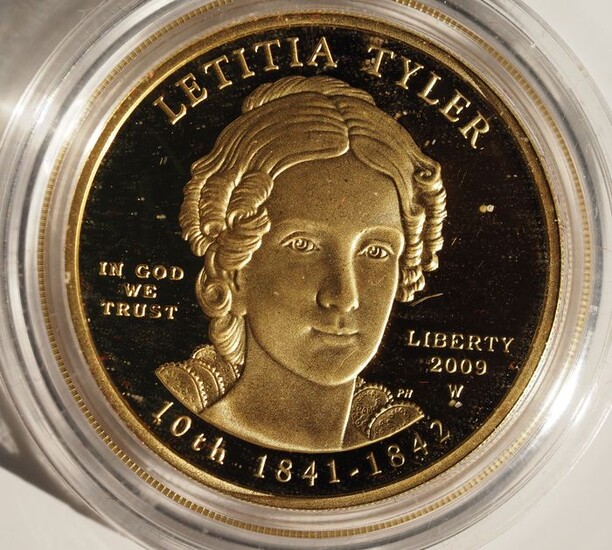 USA - 10 Dollar 2009 W - Leticia Tyler - 1/2 Oz - Gold