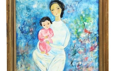 VU CAO DAM (VIETNAMESE, 1908 - 2000) MERE ET ENFANT