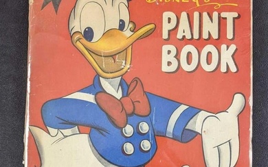 Vintage Donald Duck an Character Paint Book