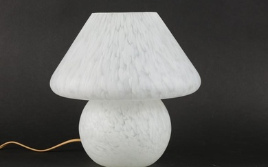 Vintage Murano Art Glass Mushroom Lamp