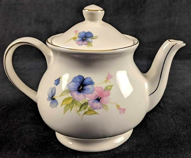 Vintage Windsor Floral Porcelain Teapot