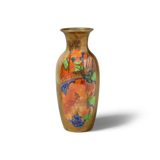WEDGWOOD Fairyland Vase with Flared Rim1915-1931designed by Daisy Makeig-Jones, porcelain, with ...