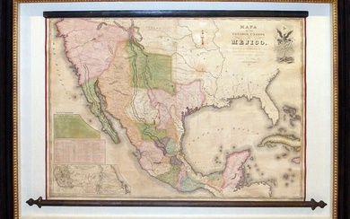 White, Gallagher & White Map of the United States of Mexico 1828