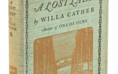Willa Cather's A Lost Lady, 1st Ed.