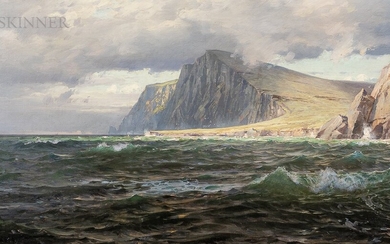 William Trost Richards (American, 1833-1905) The Isle of Hoy