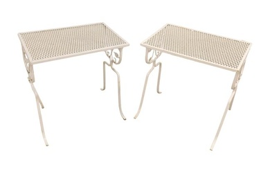Wrought Iron End Tables - 2