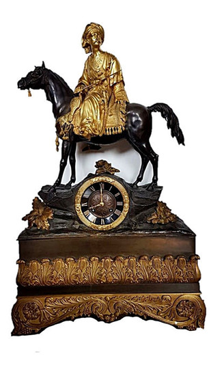 pendulum clock mamluk - Gilt bronze - 19th century
