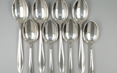 van Kempen en Begeer. "Hollands Dubbel Puntfilet". Diner - Spoon (8) - .835 silver