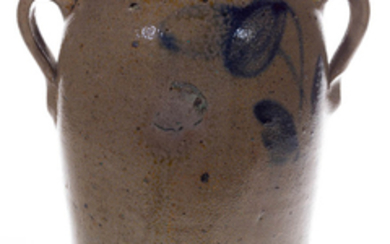 BROWN FAMILY, ALLEGHANY CO., VALLEY OF VIRGINIA, DECORATED STONEWARE JAR