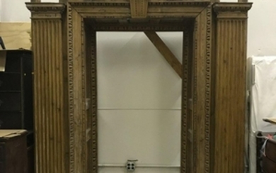 Neoclassical-style Carved Pine Doorway