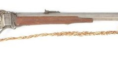 (A) SHARPS 1874 SINGLE SHOT RIFLE.