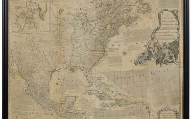 Sayer And Bennet Map of North America, 1777