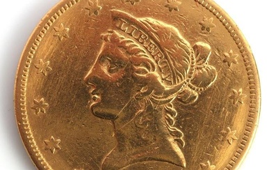 1879 LIBERTY HEAD $10 GOLD COIN VF