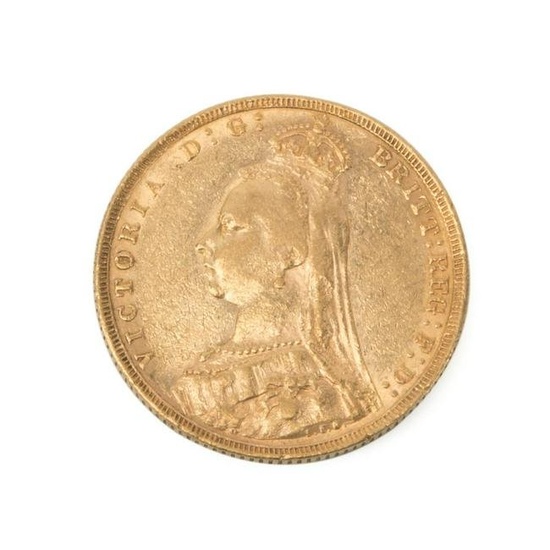 1888 GREAT BRITAIN VICTORIA JUBILEE GOLD SOVEREIGN
