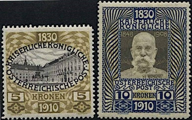 1910, Austria, "80° Compleanno di Francesco Giuseppe I"