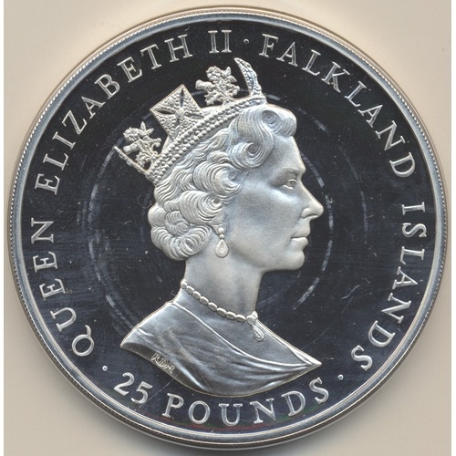 1988 Armada Royal Mint boxed silver 63mm commemorative uncir...