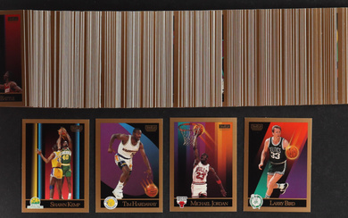 1990-91 Skybox Basketball Complete Set Includes Michael Jordan #41, Shawn Kemp #268, Tim Hardaway #95 & Larry Bird #14
