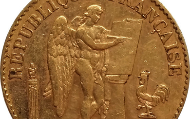 20 Francs 1895, France, Lucky Angel, Gold