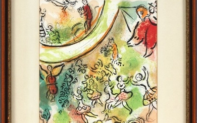 AFTER CHAGALL COLOR LITHOGRAPH 12