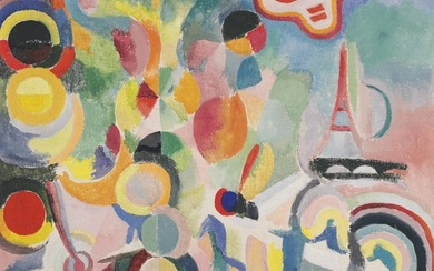 Robert Delaunay (1885-1941), Hommage à Blériot, esquisse