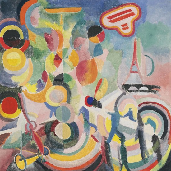 Robert Delaunay (1885-1941), Hommage à Blériot, esquisse