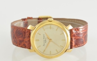 IWC rare 18k yellow gold gents wristwatch...